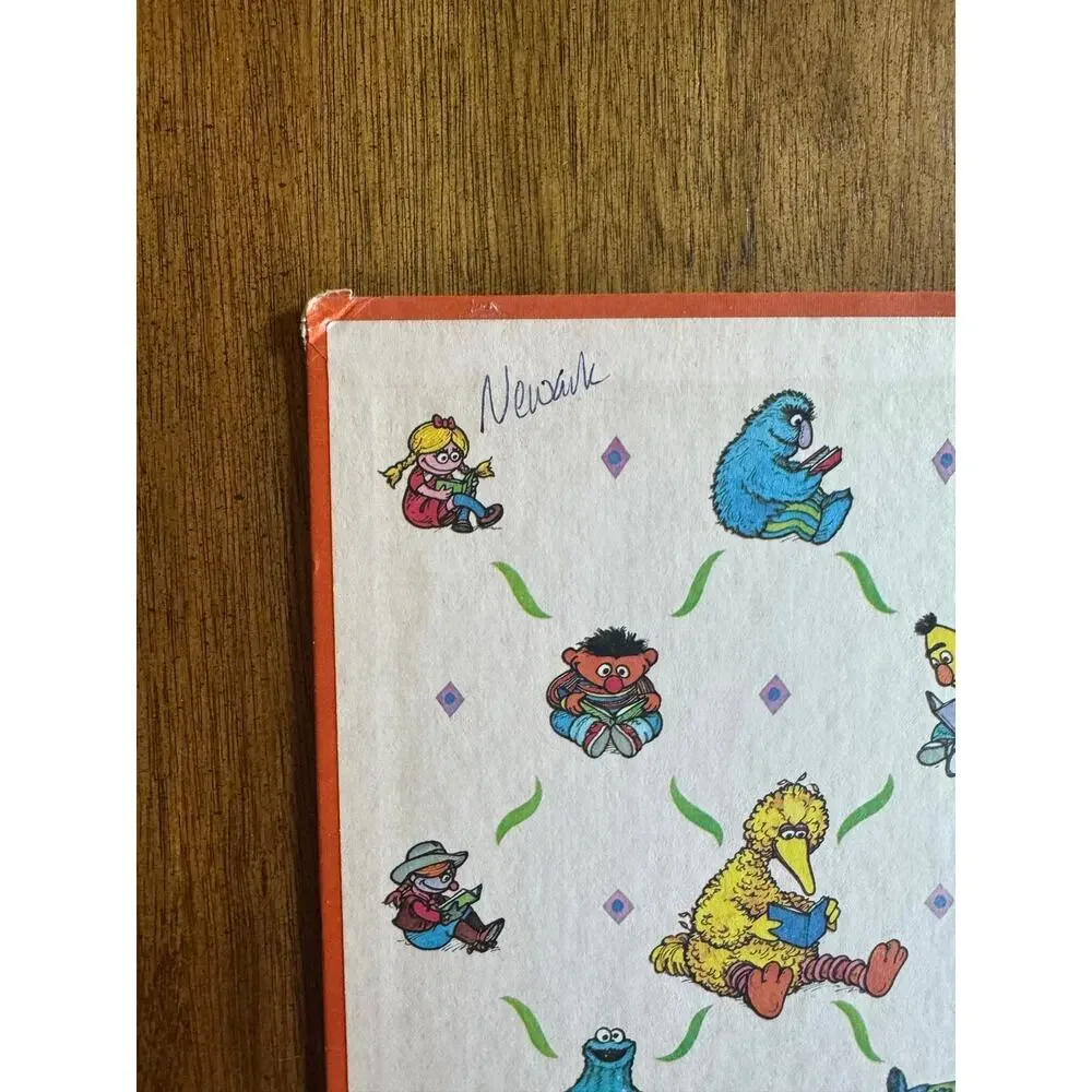 Vintage Sesame Street Book Lot Grover Little Red Hen Golden Press 1980 1981